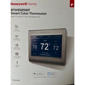 Honeywell Home RTH9585WF Smart Wi-Fi Control Color Thermostat - NEW